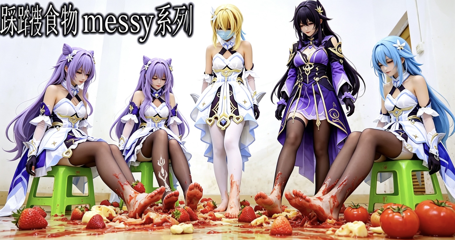 踩踏食物系列-Messy艺术社